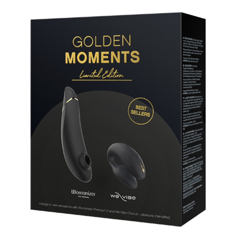 Набор игрушек Golden Moments Collection 2 Womanizer Premium 2 + We-Vibe Chorus фото №15 — секс игрушки: Украина, NO TABOO