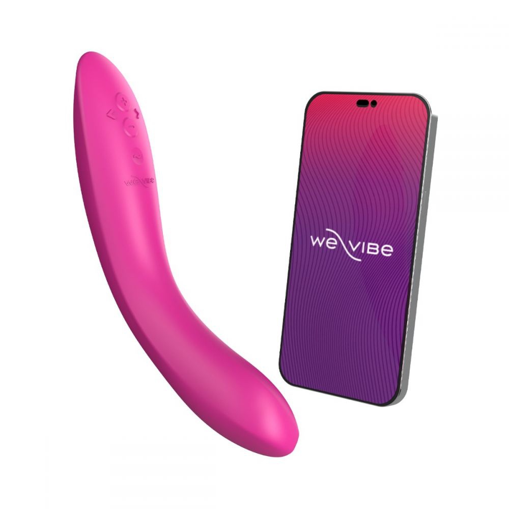 Вибратор для точки G Rave 2 We-Vibe, силиконовый, розовый, 19.3 х 3 см фото №2 — секс игрушки: Украина, NO TABOO