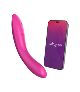 Вибратор для точки G Rave 2 We-Vibe, силиконовый, розовый, 19.3 х 3 см - No Taboo