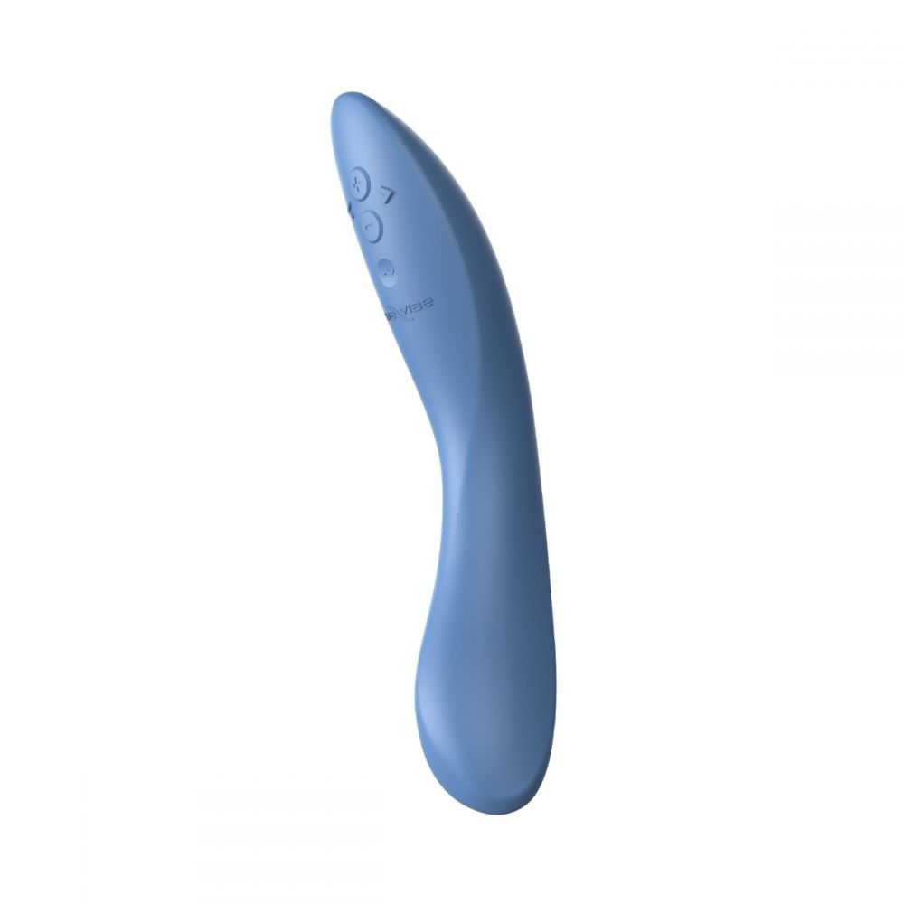 Вибратор для точки G Rave 2 We-Vibe, силиконовый, синий, 19.3 х 3 см фото №5 — секс игрушки: Украина, NO TABOO