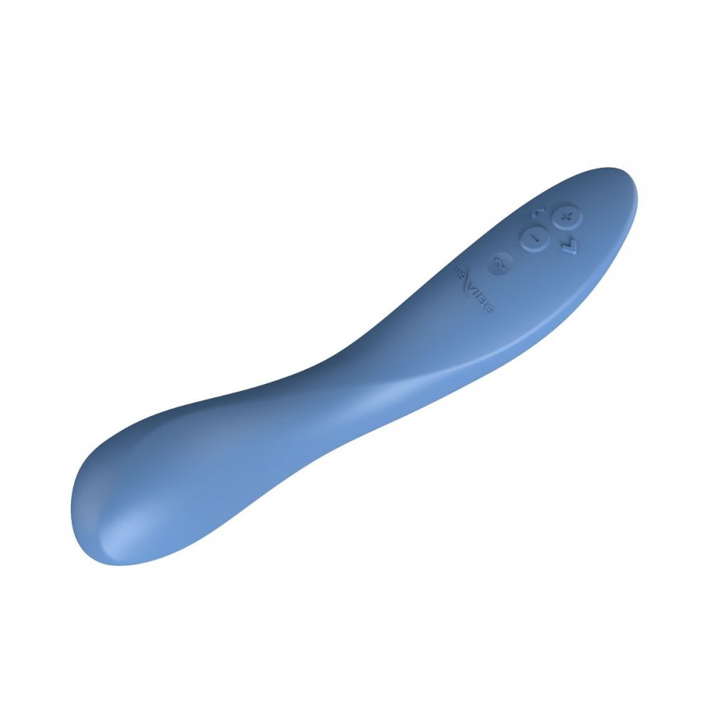 Вибратор для точки G Rave 2 We-Vibe, силиконовый, синий, 19.3 х 3 см фото №6 — секс игрушки: Украина, NO TABOO