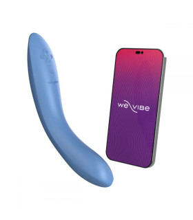 Вібратор для точки G Rave 2 We-Vibe, силіконовий, синій, 19.3 х 3 см - No Taboo