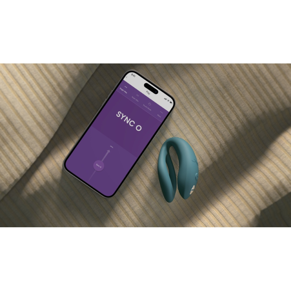 Вибратор для пар с пультом и приложением Sync O We-Vibe, силиконовый, зеленый фото №14 — секс игрушки: Украина, NO TABOO