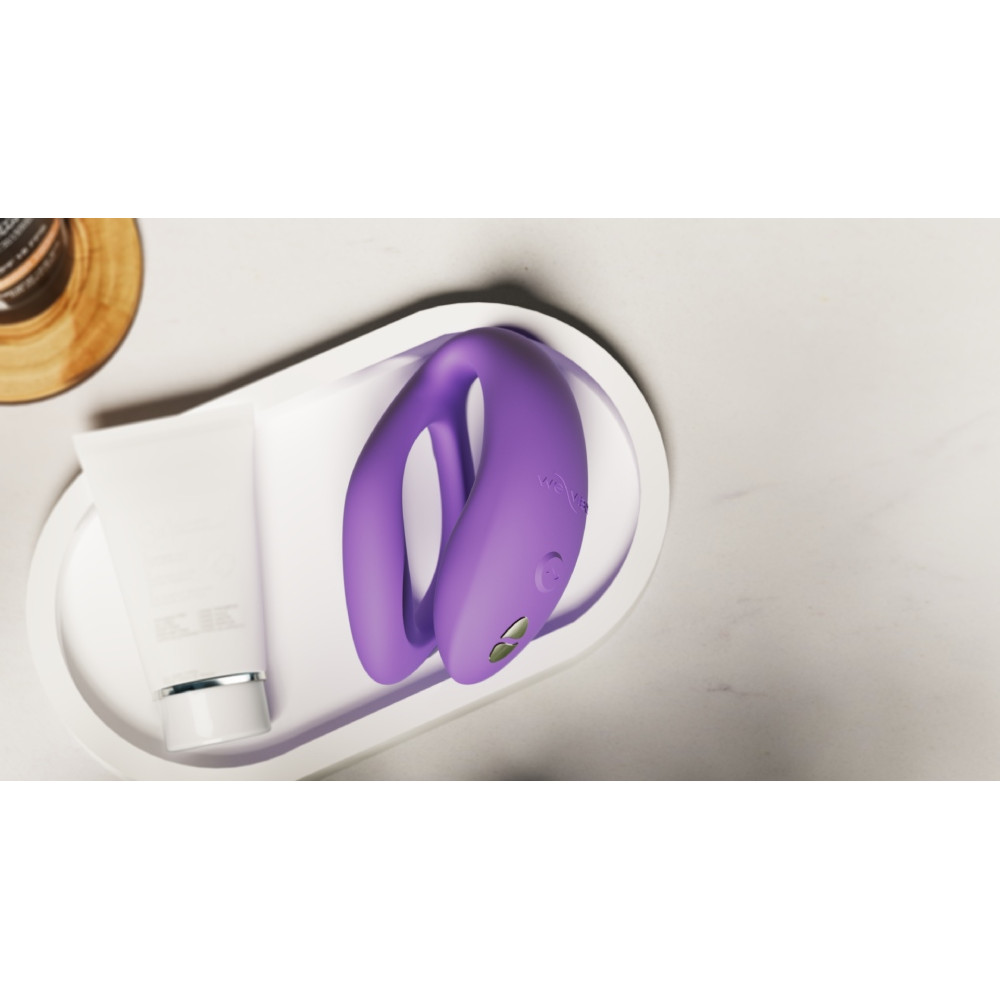 Вибратор для пар с пультом и приложением Sync O We-Vibe, силиконовый, фиолетовый фото №21 — секс игрушки: Украина, NO TABOO
