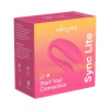 Инновационный смарт вибратор для пар Sync Lite We-Vibe, силиконовый, розовый фото №11 — секс игрушки: Украина, NO TABOO