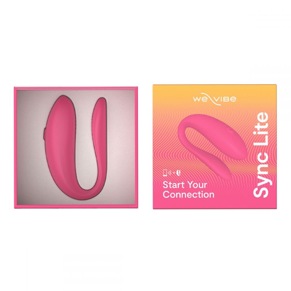 Инновационный смарт вибратор для пар Sync Lite We-Vibe, силиконовый, розовый фото №13 — секс игрушки: Украина, NO TABOO