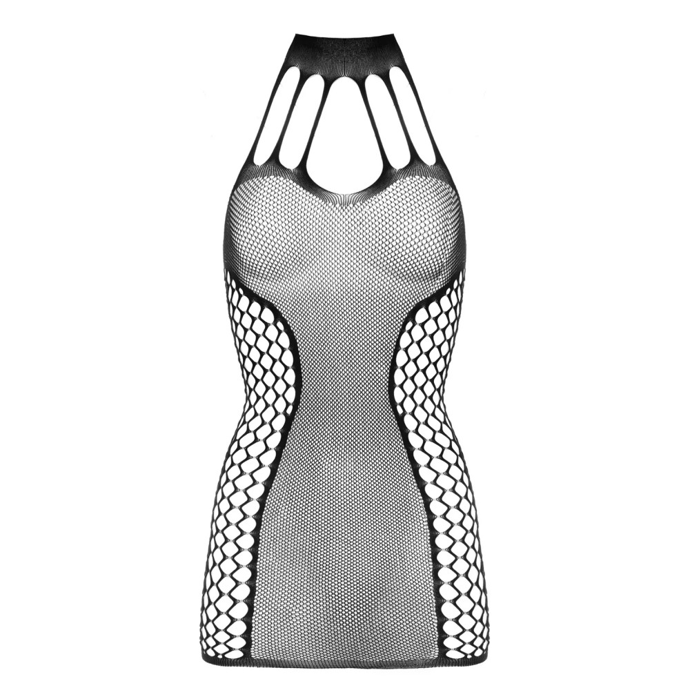 Платье сексуальное сетчатое One Size Dania Besired, черное, фото №3 — секс шоп Украина, NO TABOO