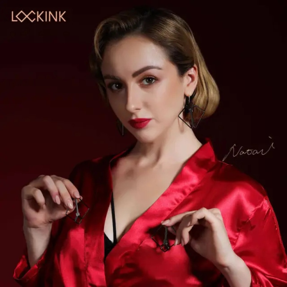Зажимы для сосков Lockink, металлические, серебряные, фото №0 — секс шоп Украина, NO TABOO