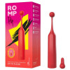 Вибратор для клитора с двумя насадками Romp Pop, красный, 14.3 х 2.4 см фото №1 — секс игрушки: Украина, NO TABOO