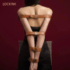 Бондажный набор Lockink, кожаный, черный, фото №7 — секс шоп Украина, NO TABOO