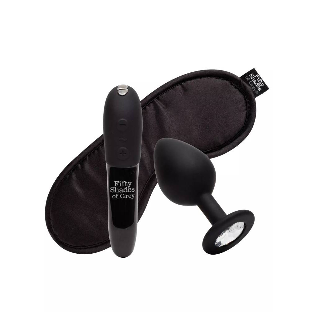 Набор секс-игрушек Come to Bed от Fifty Shades of Grey x We-Vibe, черный, 3 предмета фото №2 — секс игрушки: Украина, NO TABOO