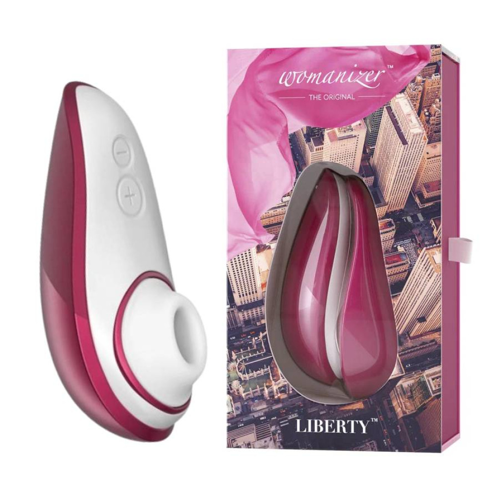 Бесконтактный массажер клитора Womanizer (Вуманайзер) Liberty Red фото №0 — секс игрушки: Украина, NO TABOO
