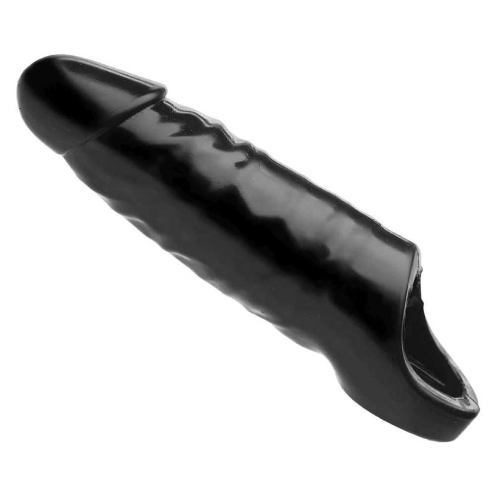 Насадка для пенис реалистичная удлиняющая Mamba XL Master Series, черная, 23 х 6.5 см фото №0 — секс игрушки: Украина, NO TABOO