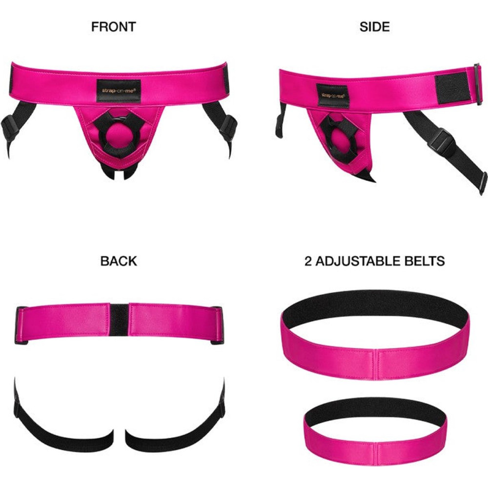 Трусы для страпона XS-XXL Curious Strap-On-Me, розовые фото №5 — секс игрушки: Украина, NO TABOO