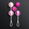 Набор вагинальных шариков Geisha Balls 3 Gvibe, силиконовые, розовые, 5 шт. фото №6 — секс игрушки: Украина, NO TABOO