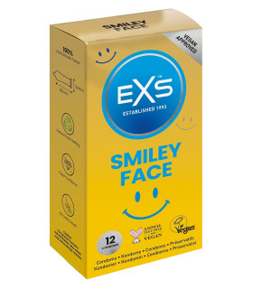 Гумки латексні EXS Smiley Face, 12 шт. - No Taboo