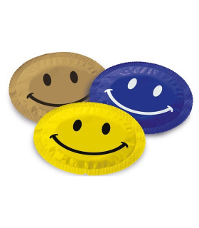 Гумки латексні EXS Smiley Face, 12 шт. - No Taboo