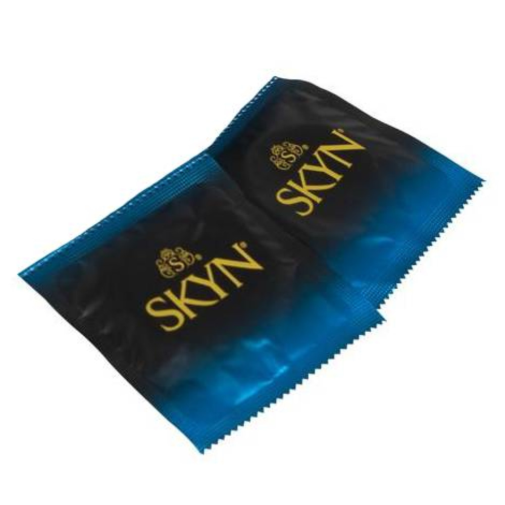 Презервативи безлатексні (полізопрен) Skyn Extra Lubricated, з додаткою змазкою, 10 шт, фото №2 — секс шоп Україна, NO TABOO