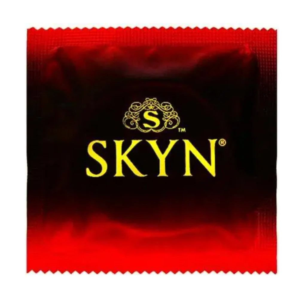Презервативы с рельефом Skyn Intense Feel, безлатексные (полизопрен), 10 шт, фото №2 — секс шоп Украина, NO TABOO