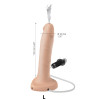 Фаллоимитатор реалистичный с эякуляцией L Strap-On-Me, силиконовый, бежевый, 17 х 3.5 см фото №5 — секс игрушки: Украина, NO TABOO