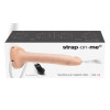 Фаллоимитатор реалистичный с эякуляцией XL Strap-On-Me, силиконовый, бежевый, 17.8 х 3.9 см фото №2 — секс игрушки: Украина, NO TABOO