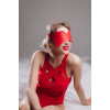 Маска на глаза MD3 Candy Hero, экокожа, красная, One Size, фото №3 — секс шоп Украина, NO TABOO