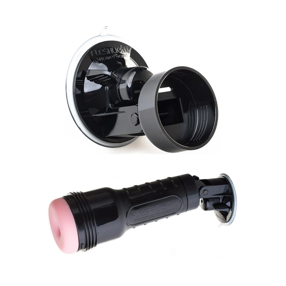 Крепление с присоской для мастурбатора Fleshlight Shower Mount, черное фото №4 — секс игрушки: Украина, NO TABOO