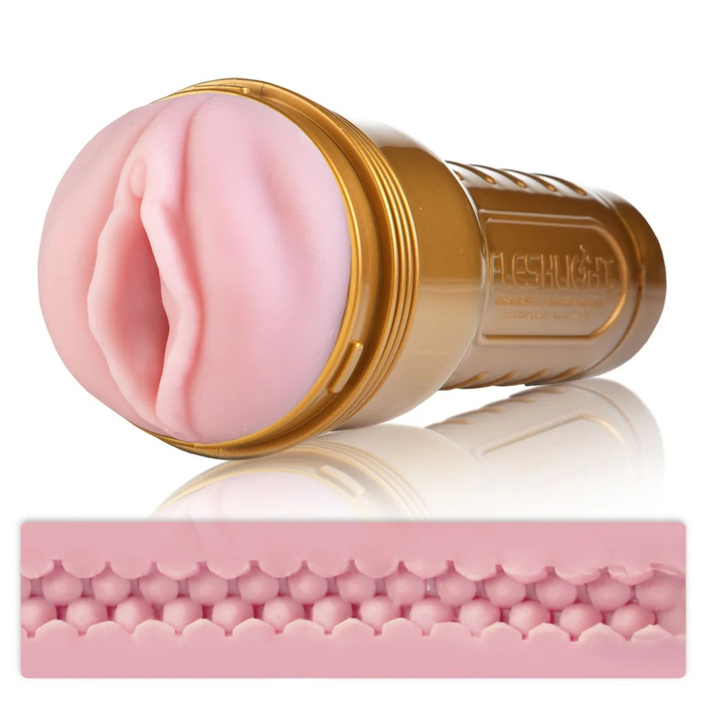 Мастурбатор вагина в колбе Fleshlight STU, рельефный, киберкожа, бежевый, 25 х 10 см фото №0 — секс игрушки: Украина, NO TABOO