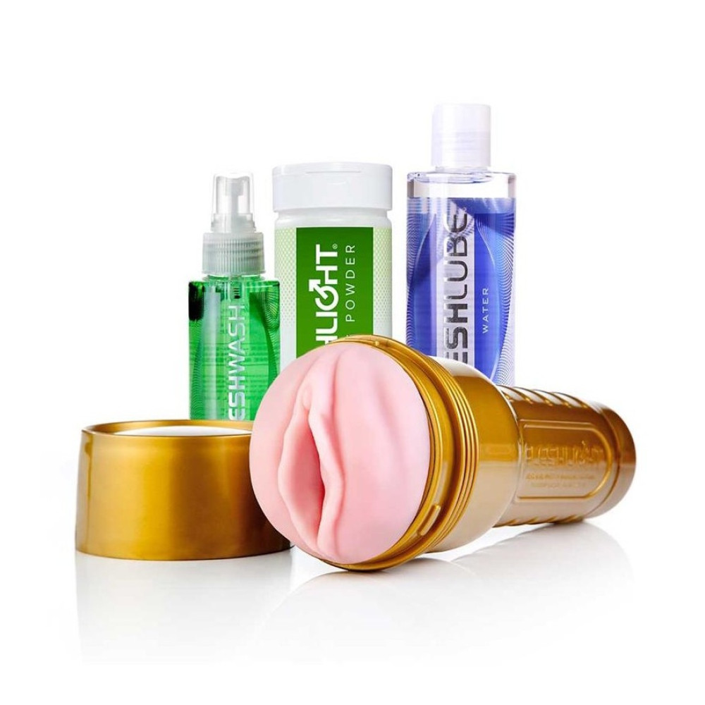 Набор мастурбатор реалистичный Fleshlight Stamina Training Unit STU Value Pack, 5 предметов фото №4 — секс игрушки: Украина, NO TABOO