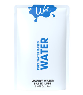 Пробник лубрикант Wet Water 3 мл, на водній основі - No Taboo