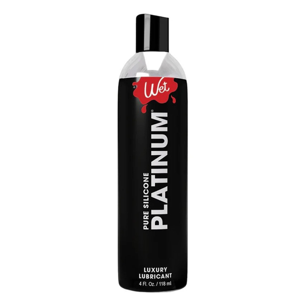 Лубрикант 118 мл Wet Platinum Premium, на силиконовой основе, фото №0 — секс шоп Украина, NO TABOO