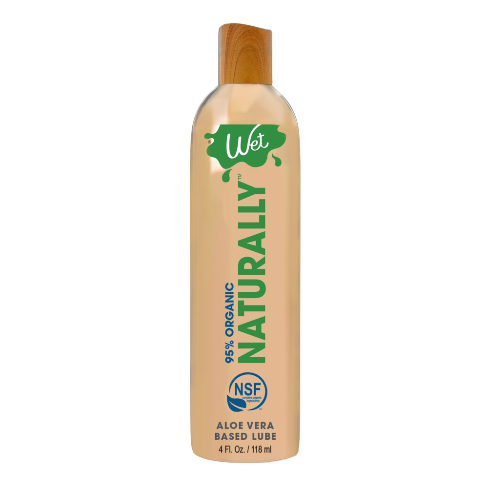 Лубрикант с экстрактом алоэ Wet Naturally 118 мл, на водной основе, фото №0 — секс шоп Украина, NO TABOO