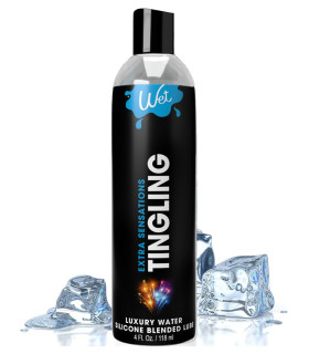 Лубрикант с охлаждением Wet Tingling 30 мл, на гибридной основе - No Taboo