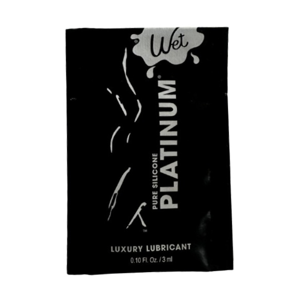 Пробник лубрикант 3 мл Wet Platinum Premium, на силиконовой основе (218168)