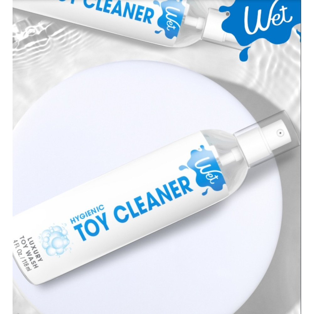 Антибактеріальний засіб Wet Toy Cleaner 118 мл, на водній основі, фото №2 — секс шоп Україна, NO TABOO