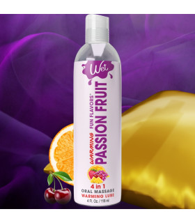 Лубрикант оральный согревающий Wet Passion Fruit 118 мл, со вкусом маракуйи, на водной основе - No Taboo