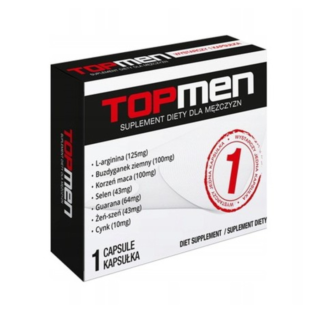 Биологически активная добавка для усиления потенции Top Men, 10 таблеток, фото №0 — секс шоп Украина, NO TABOO