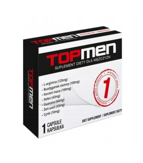 Биологически активная добавка для усиления потенции Top Men, 10 таблеток - No Taboo