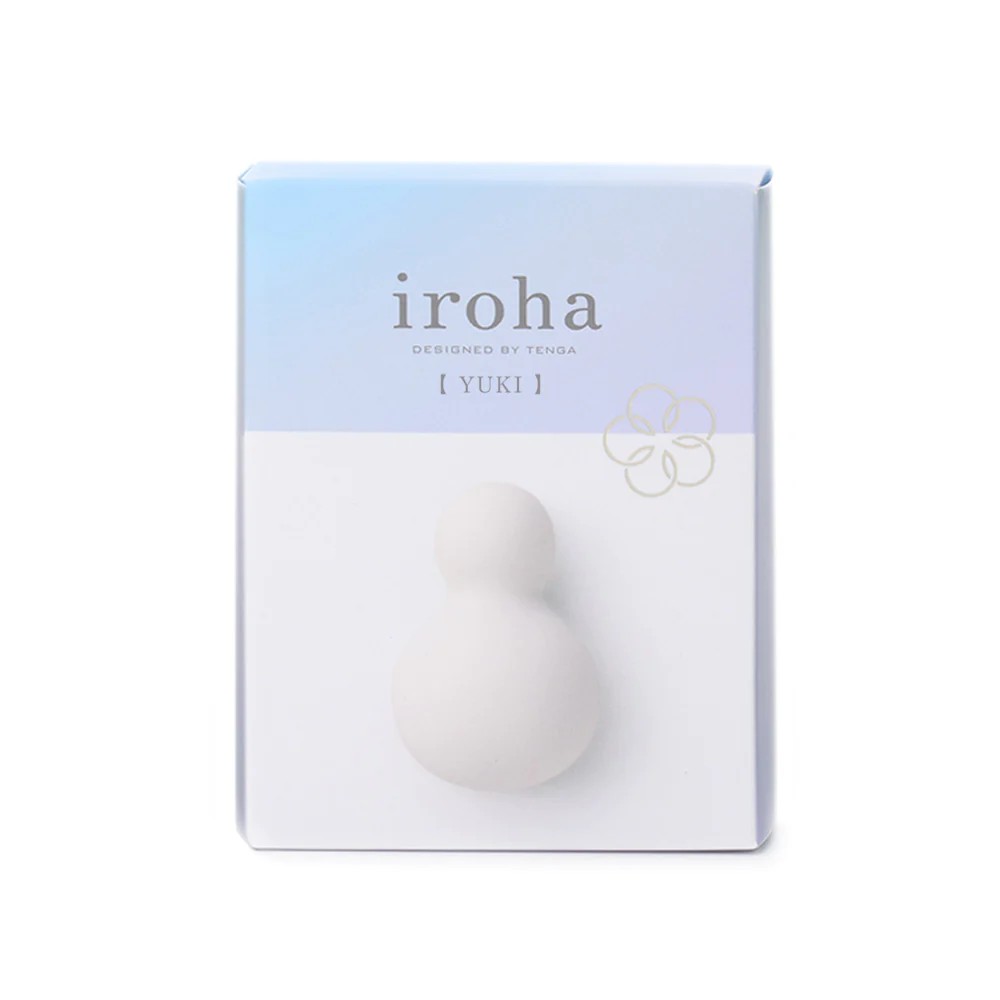 Вибратор для клитора Iroha Yuki v.2 Tenga, из медицинского силикона, мягкость зефира, белый фото №2 — секс игрушки: Украина, NO TABOO