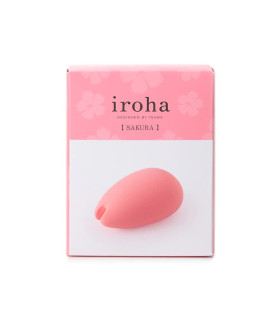 Вібратор для клітора Iroha Sakura v.2 Tenga, медичний силікон, м'якість зефіру, рожевий - No Taboo