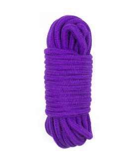 Верёвка для связывания IDEA SM хлопковая, фиолетовая, 5 м - No Taboo