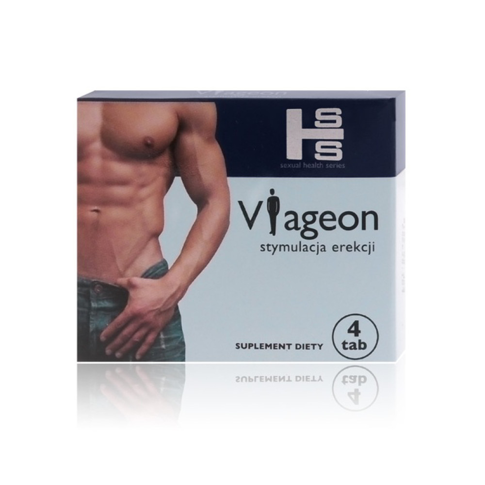 Таблетки для усиления потенции Viageon, 4 таблетки, фото №0 — секс шоп Украина, NO TABOO