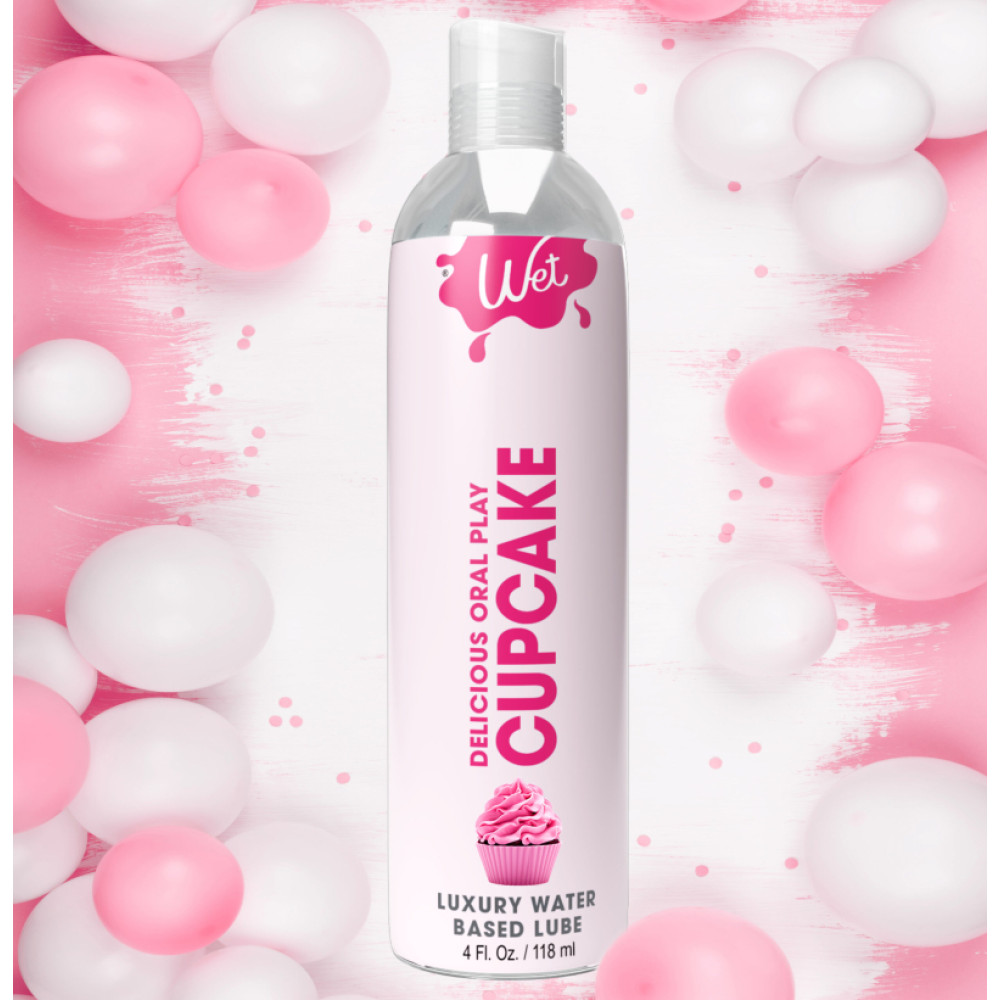 Лубрикант оральный Wet Oral Play Cupcake 30 мл на водной основе со вкусом капкейка, фото №2 — секс шоп Украина, NO TABOO