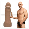 Фаллоимитатор реалистичный Johnny Sins Fleshlight Guys, силиконовый, бежевый, 24.8 х 4.8 см фото №1 — секс игрушки: Украина, NO TABOO