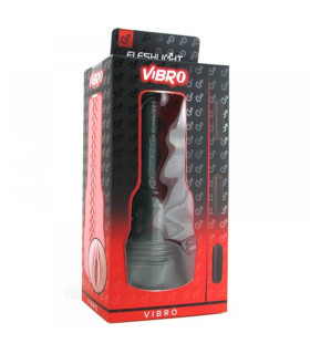 Мастурбатор вагина в колбе с вибрацией Fleshlight Pink Lady Touch, киберкожа, бежевый, 25 х 10 см - No Taboo