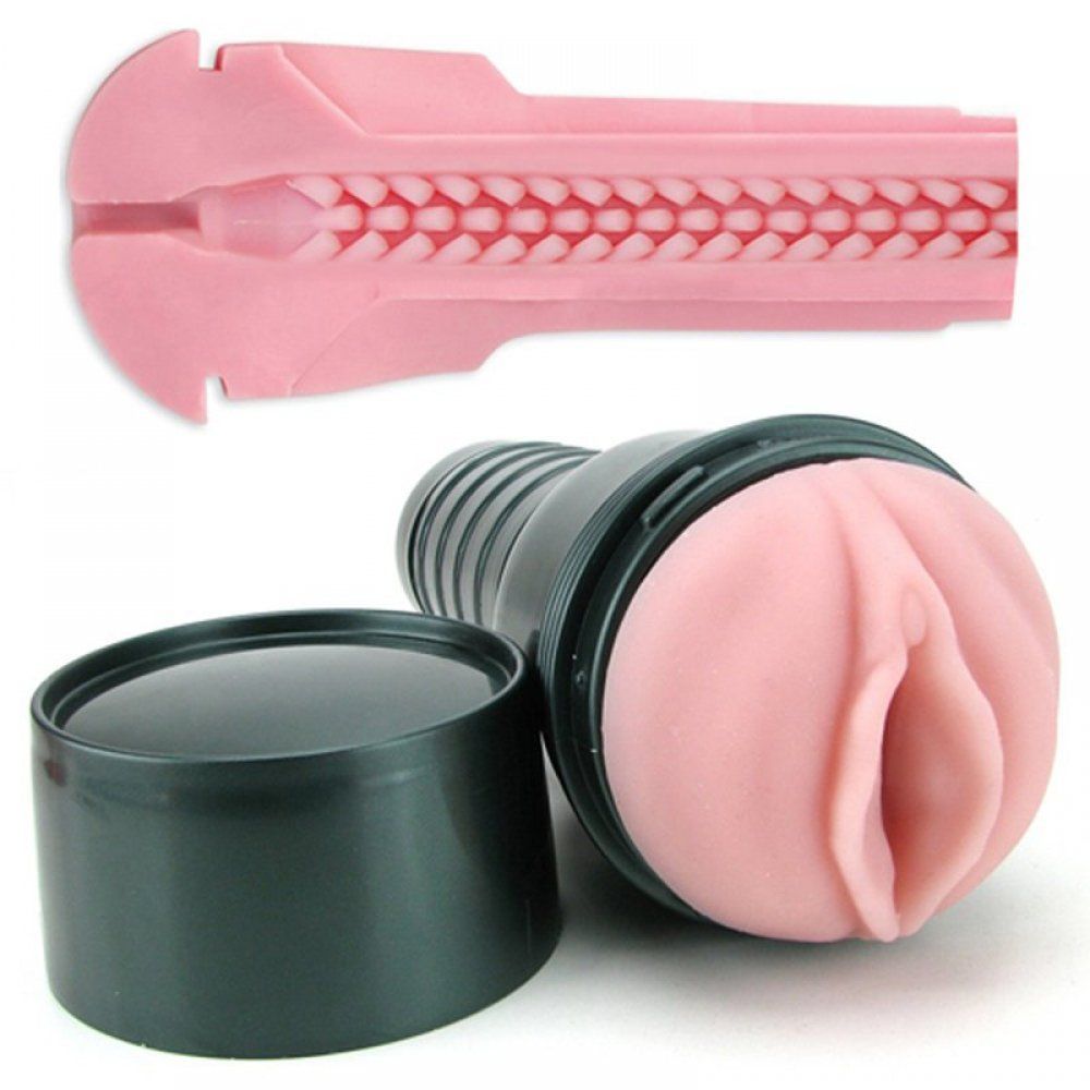 Мастурбатор вагина в колбе с вибрацией Fleshlight Pink Lady Touch, киберкожа, бежевый, 25 х 10 см фото №3 — секс игрушки: Украина, NO TABOO