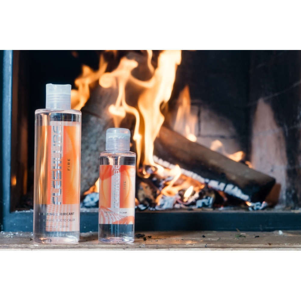 Лубрикант с согревающим эффектом Fleshlube Fire Fleshlight, на водной основе, 250 мл, фото №2 — секс шоп Украина, NO TABOO