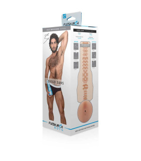 Мастурбатор анус в колбе Fleshlight Boys Diego Sans, киберкожа, бежевый, 25 х 10 см - No Taboo