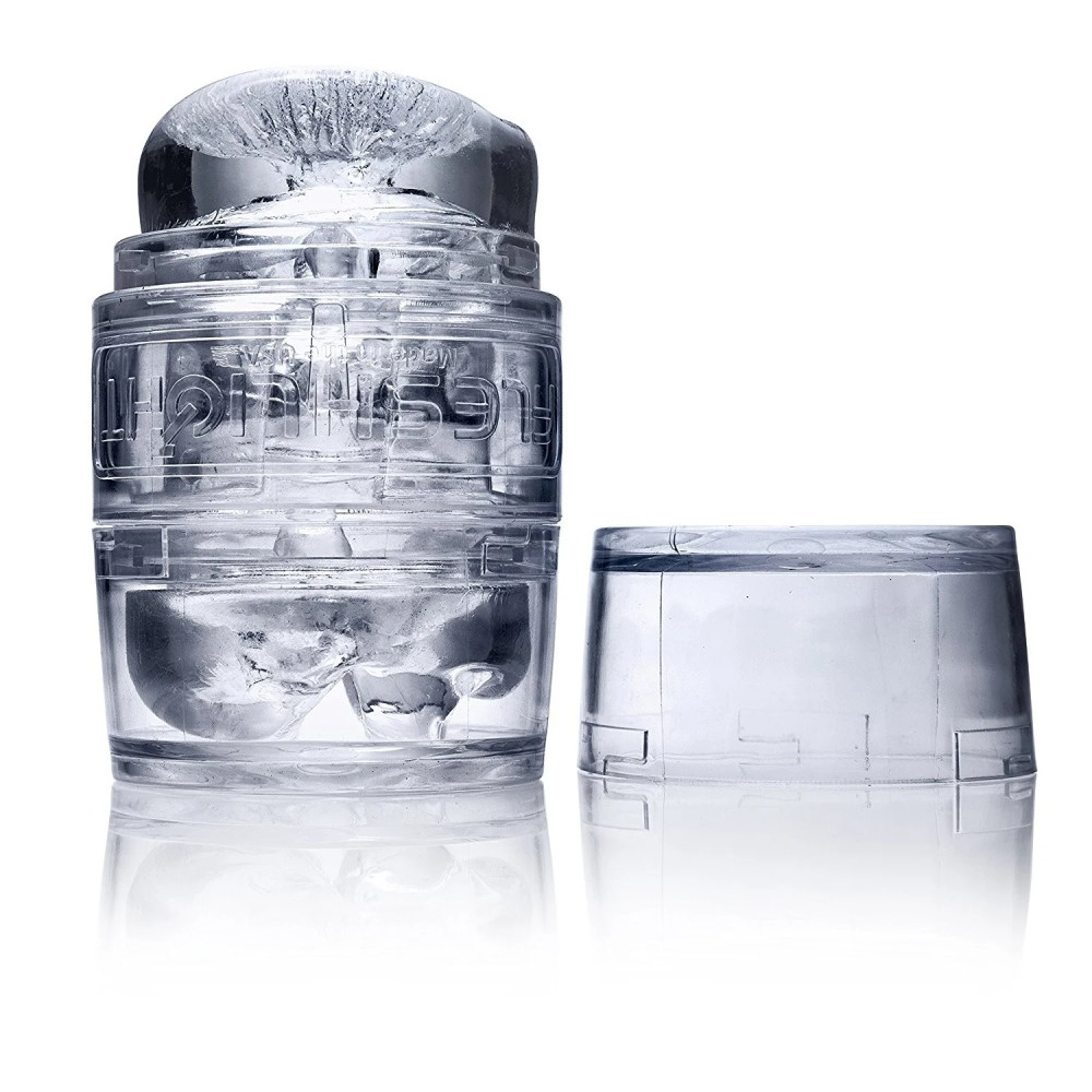 Мастурбатор хай-тек Fleshlight Quickshot, рельефный, киберкожа, прозрачный, 11 х 7 см фото №3 — секс игрушки: Украина, NO TABOO