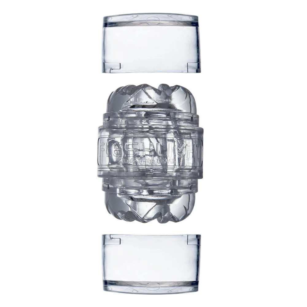 Мастурбатор хай-тек Fleshlight Quickshot, рельефный, киберкожа, прозрачный, 11 х 7 см фото №0 — секс игрушки: Украина, NO TABOO